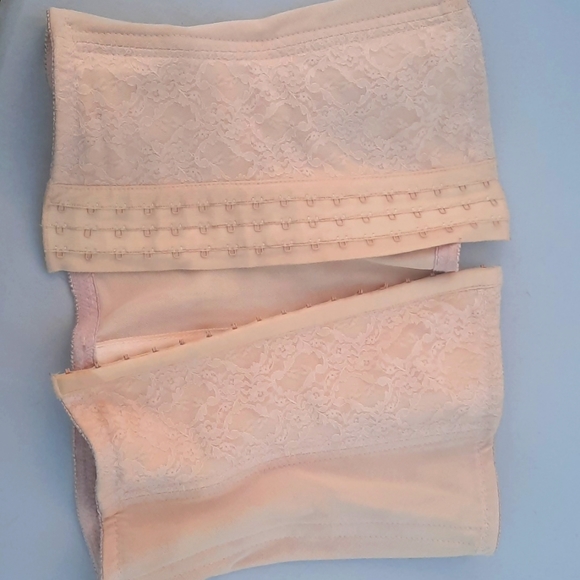 Corset Pink Peach Nude Lingerie Costume Body Shaper - Picture 1 of 10